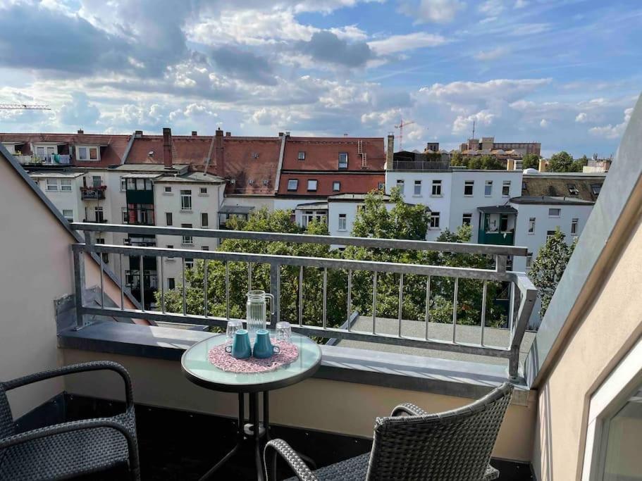Ferienwohnung Loft Mit 2 Terrassen - Ruhig&Sonnig Leipzig Exterior foto