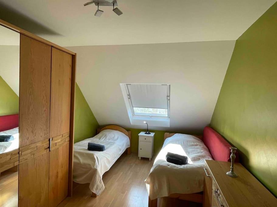 Ferienwohnung Loft Mit 2 Terrassen - Ruhig&Sonnig Leipzig Exterior foto